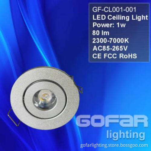 1W LED Ceiling Light/ Decoration Light Round